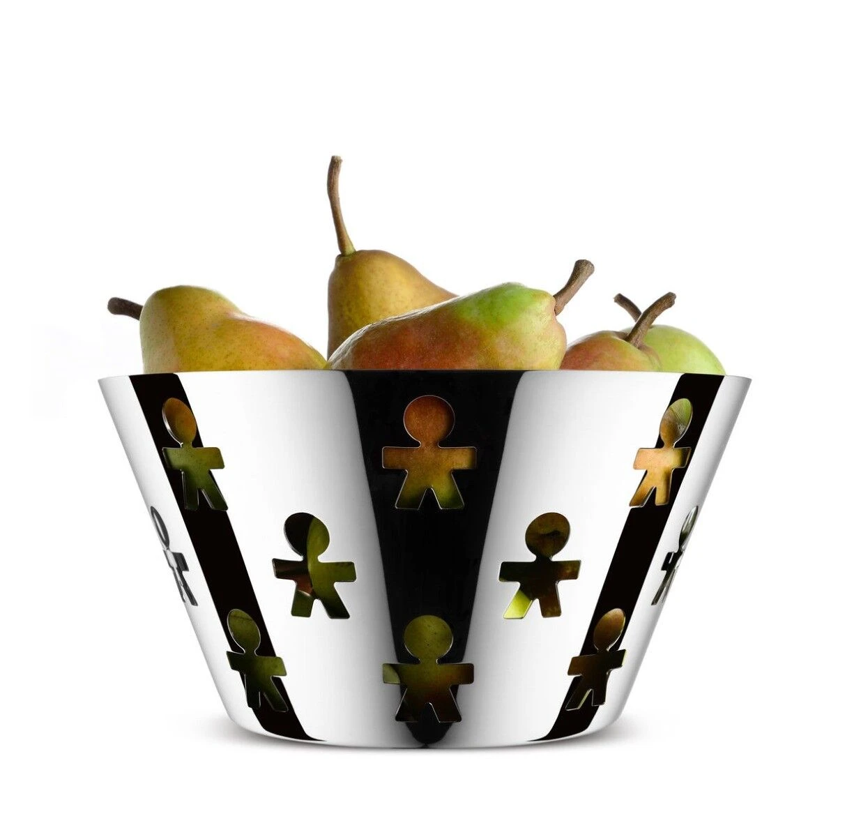 Alessi Girotondo King-kong Fruitschaal ø 23 Cm Rvs Glans 3 Alessi Girotondo King-kong Fruitschaal ø 23 Cm Rvs Glans - Afbeelding 3