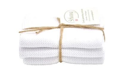 Solwang Design Vaatdoekjes 25 X 25 Cm Katoen White 3 Stuks 1 Solwang Design Vaatdoekjes 25 X 25 Cm Katoen White 3 Stuks