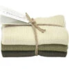 Solwang Design Vaatdoekjes 25 X 25 Cm Katoen Olive 3 Stuks