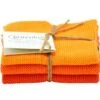 Solwang Design Vaatdoekjes 25 X 25 Cm Katoen Orange Combi 3 Stuks