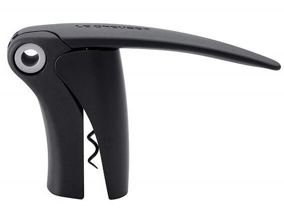 Le Creuset Screwpull LM-150 Kurkentrekker 18 Cm Kunststof Zwart 1 Le Creuset Screwpull LM-150 Kurkentrekker 18 Cm Kunststof Zwart