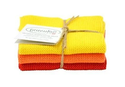 Solwang Design Vaatdoekjes 25 X 25 Cm Katoen Yellow/Orange/Red 3 Stuks 1 Solwang Design Vaatdoekjes 25 X 25 Cm Katoen Yellow/Orange/Red 3 Stuks