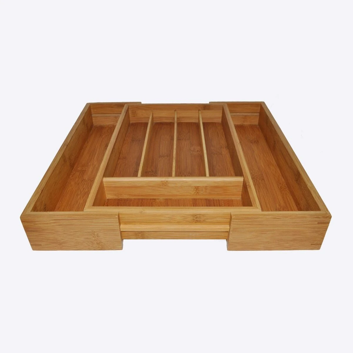 Point-Virgule Vertelbare Besteklade 40,5 X 26,5 X 6,5 Cm Bamboe 1 Point-Virgule Vertelbare Besteklade 40,5 X 26,5 X 6,5 Cm Bamboe