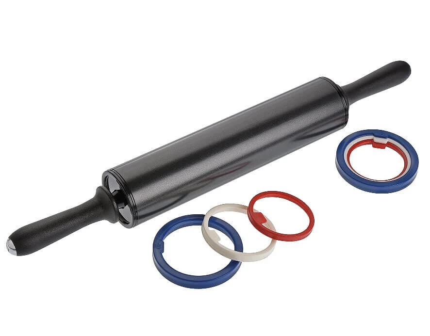 Küchenprofi Verstelbare Deegroller 49 Cm Metaal/kunststof 2 Küchenprofi Verstelbare Deegroller 49 Cm Metaal/kunststof - Afbeelding 2