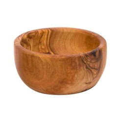 Bowls And Dishes Pure Olive Wood Schaal Rond ø 14 Cm Olijfhout