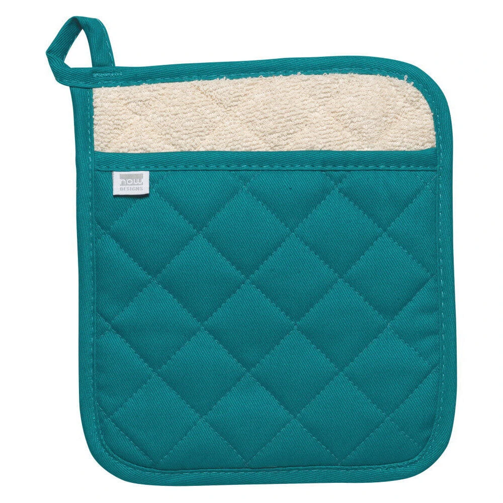 Now Designs Peacock Superior Pannenlap 20 X 20 Cm Katoen Blauw 1 Now Designs Peacock Superior Pannenlap 20 X 20 Cm Katoen Blauw