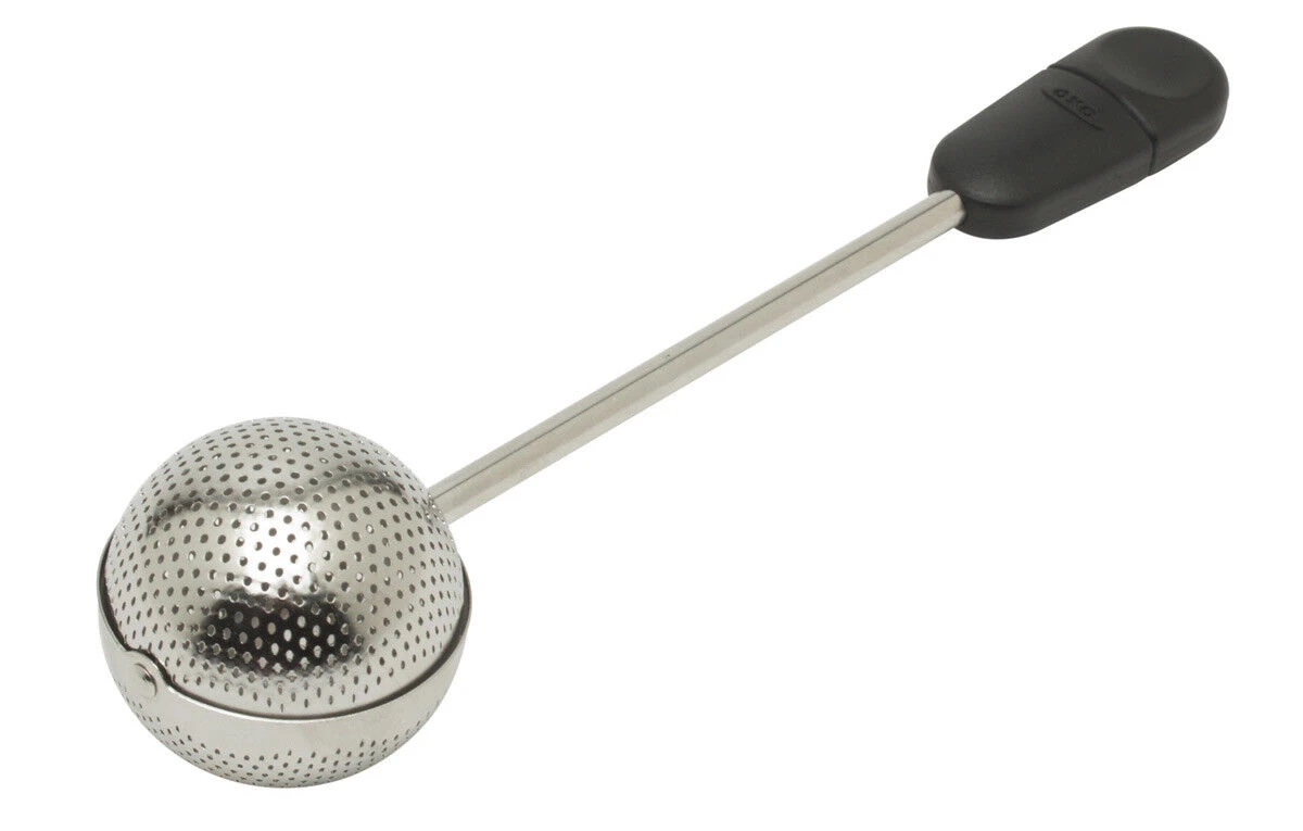 OXO Good Grips Draaibare Theezeef 17,5 Cm Rvs Zwart 1 OXO Good Grips Draaibare Theezeef 17,5 Cm Rvs Zwart