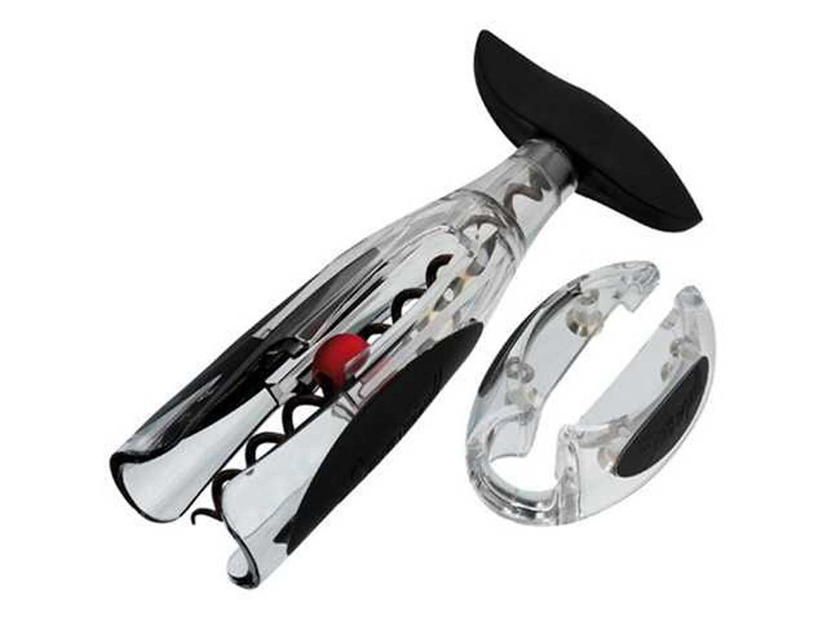 Le Creuset Screwpull GS-200 Kurkentrekker En Capsulesnijder Tafelmodel Transparant 1 Le Creuset Screwpull GS-200 Kurkentrekker En Capsulesnijder Tafelmodel Transparant