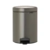 Brabantia Newicon Pedaalemmer 5 Liter Platinum