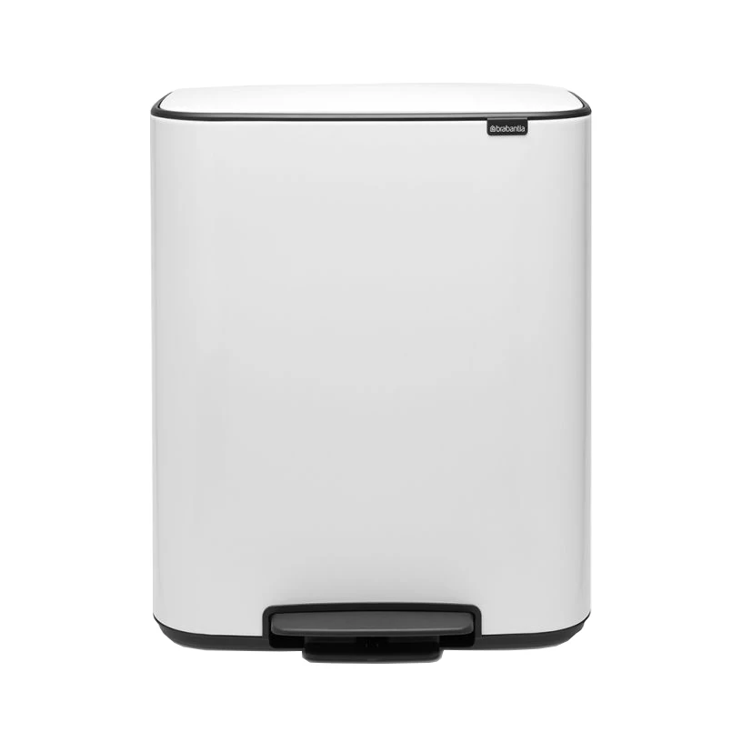 Brabantia Bo Pedaalemmer 60 Liter White 1 Brabantia Bo Pedaalemmer 60 Liter White
