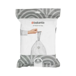 Brabantia PerfectFit H Afvalzakken Met Trekband 50 Tot 60 Liter 40 Stuks