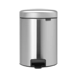 Brabantia Newicon Pedaalemmer 5 Liter Matt Steel Fingerprint Proof