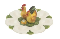 Oldenhof Schaal Voor 7 Eieren ø 25 Cm Aardewerk