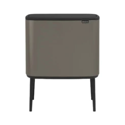 Brabantia Bo Touch Afvalemmer 11 + 23 Liter Platinum