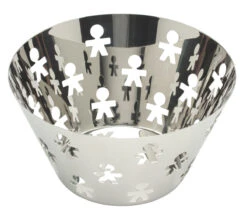 Alessi Girotondo King-kong Fruitschaal ø 23 Cm Rvs Glans