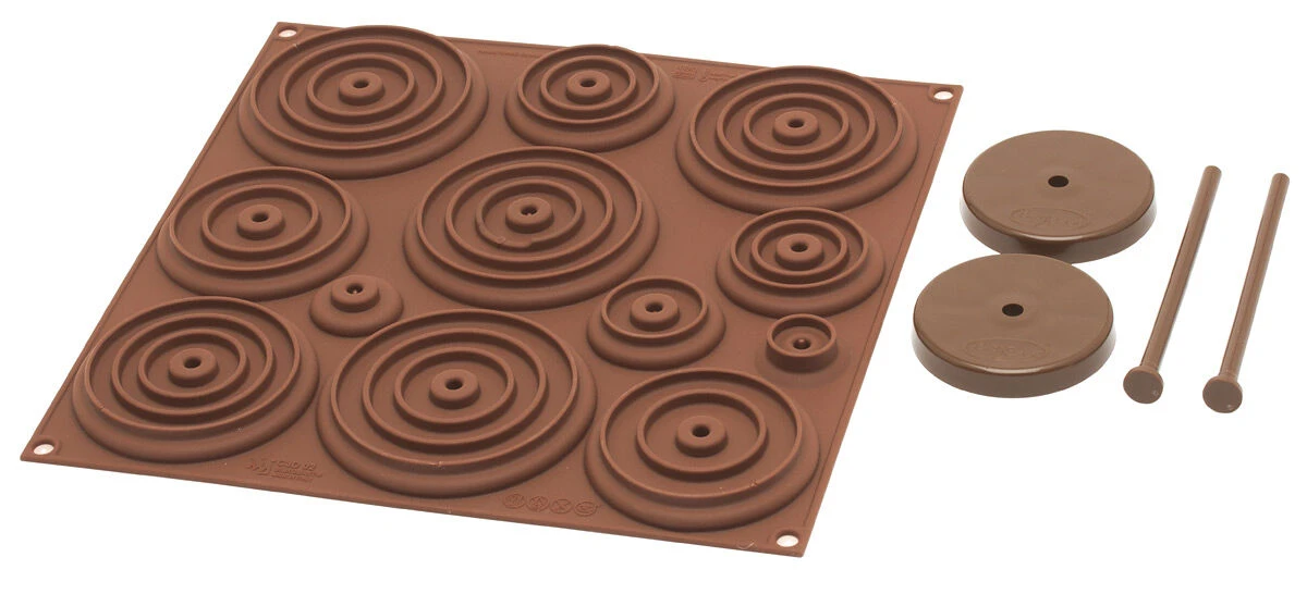 Silikomart 3D Egg Choc Mal Chocolade Paasei 30,5 Cm Silicone Bruin 1 Silikomart 3D Egg Choc Mal Chocolade Paasei 30,5 Cm Silicone Bruin