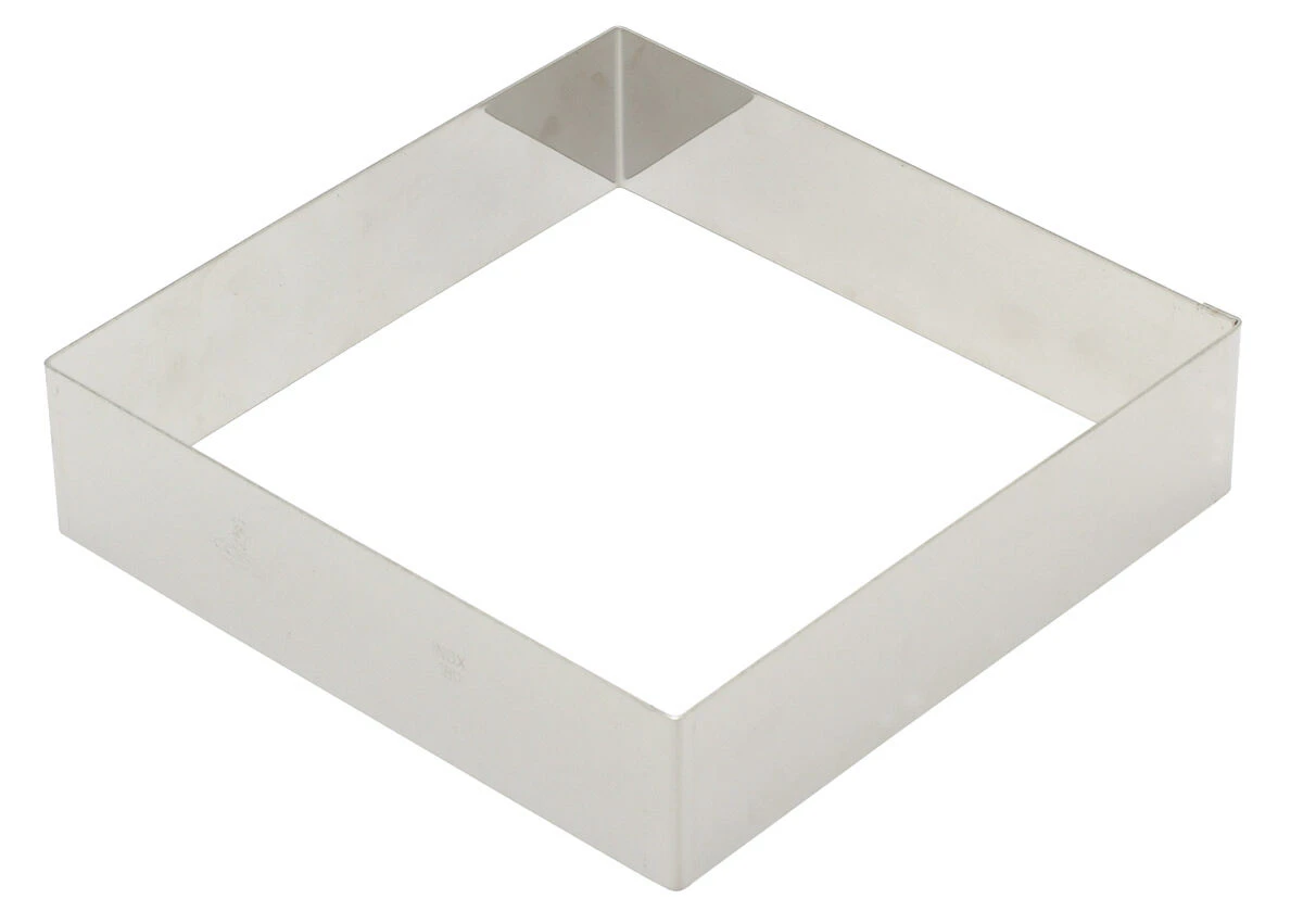 Gobel Vierkante Taartring 18 Cm Rvs Glans 1 Gobel Vierkante Taartring 18 Cm Rvs Glans