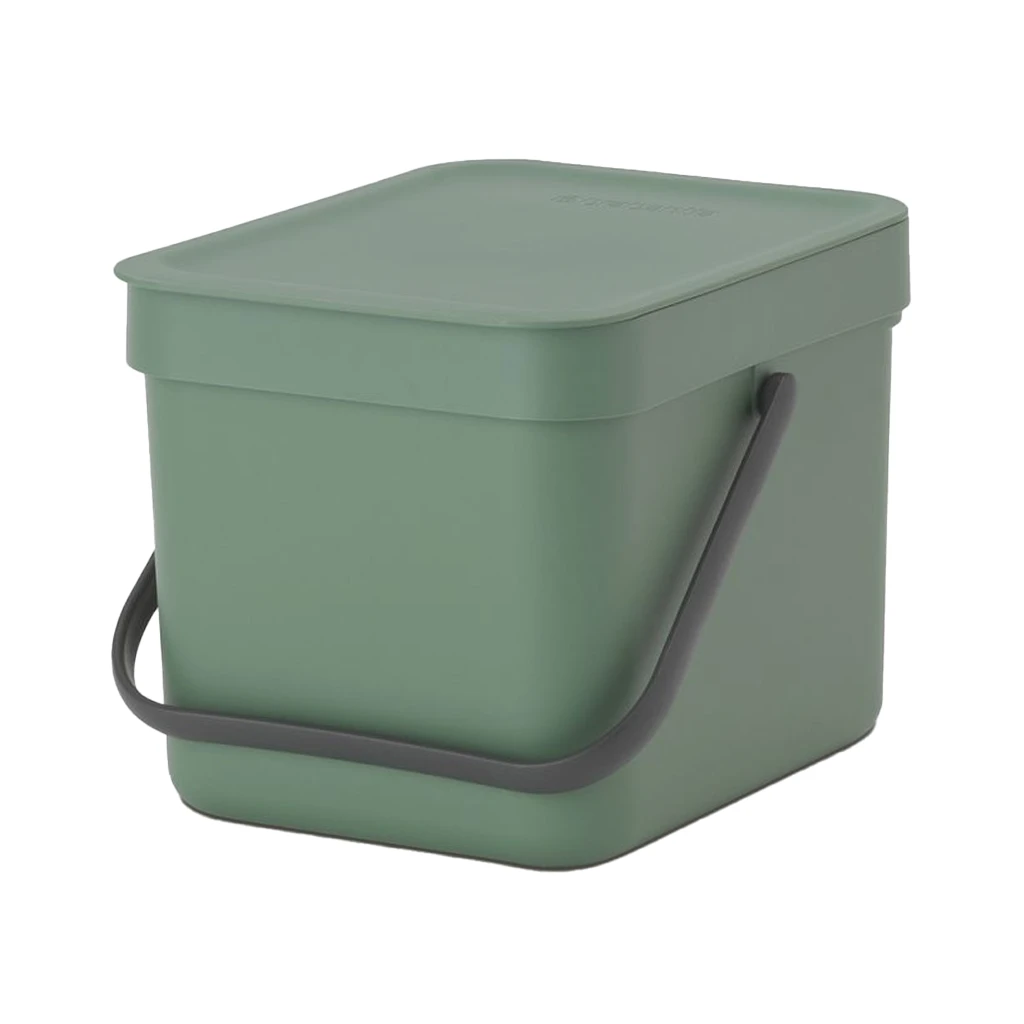 Brabantia Sort En Go Afvalbak 6 Liter Fir Green 1 Brabantia Sort En Go Afvalbak 6 Liter Fir Green