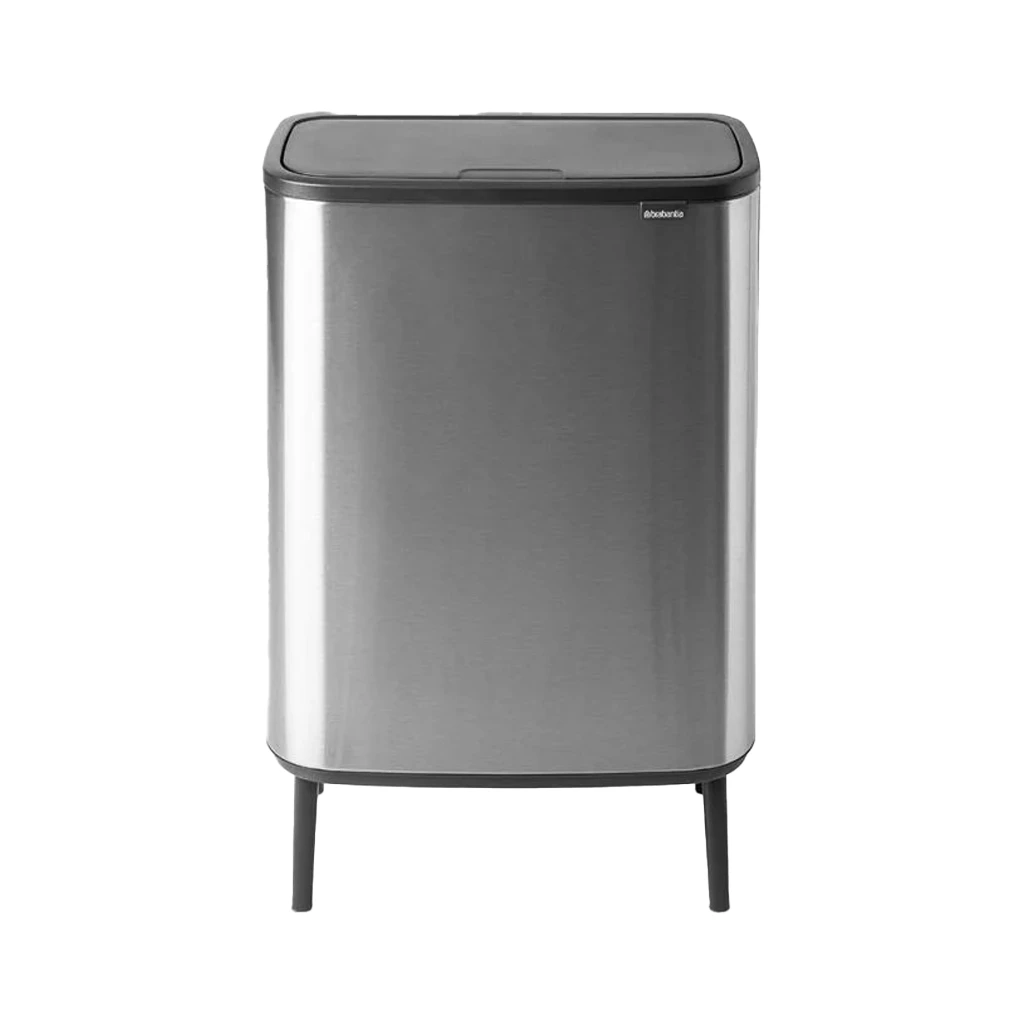 Brabantia Bo Touch Hi Afvalemmer 2 X 30 Liter Matt Steel Fingerprint Proof 1 Brabantia Bo Touch Hi Afvalemmer 2 X 30 Liter Matt Steel Fingerprint Proof