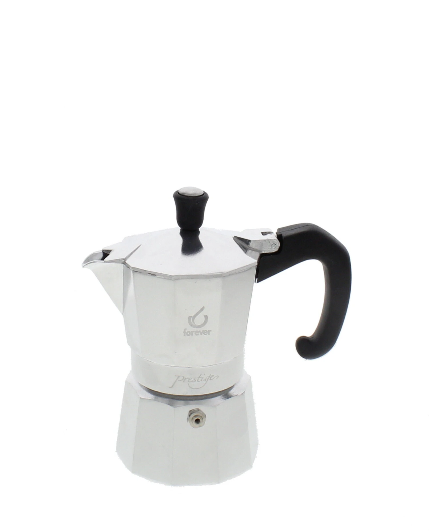 Forever Miss Moka Prestige Mokapot 2-kops Aluminium Mat 1 Forever Miss Moka Prestige Mokapot 2-kops Aluminium Mat