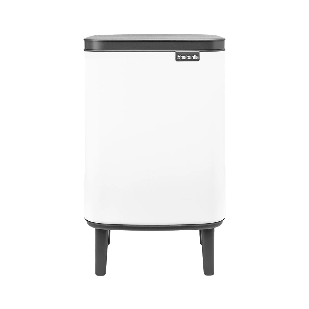 Brabantia Bo Hi Afvalemmer 7 Liter White 1 Brabantia Bo Hi Afvalemmer 7 Liter White