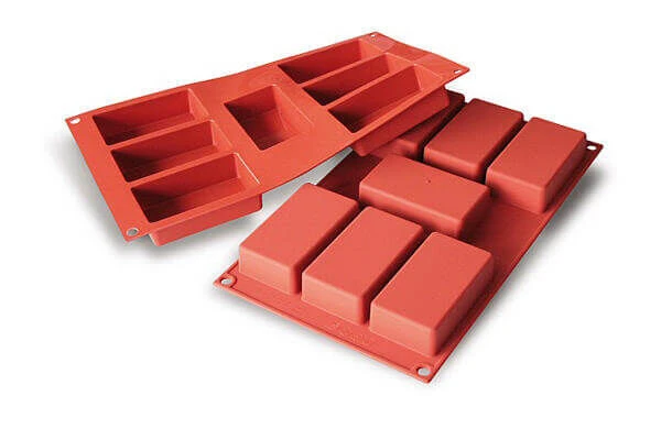 Silikomart Bakmat 7 Rechthoeken 8,7 X 4,8 Cm Silicone Bruin 1 Silikomart Bakmat 7 Rechthoeken 8,7 X 4,8 Cm Silicone Bruin