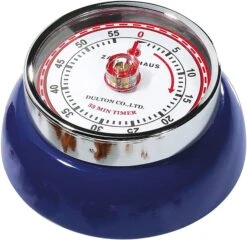 Zassenhaus Timer Speed Kookwekker 7 Cm Metaal Navy