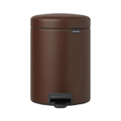 Brabantia Newicon Pedaalemmer 5 Liter Mineral Cosy Brown
