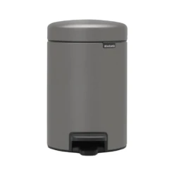 Brabantia Newicon Pedaalemmer 3 Liter Mineral Concrete Grey