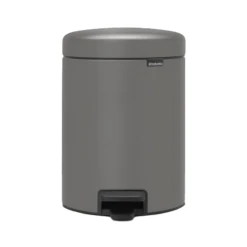 Brabantia Newicon Pedaalemmer 5 Liter Mineral Concrete Grey