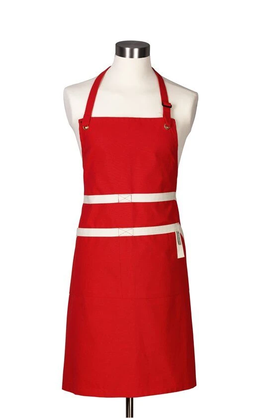 Le Creuset Schort Katoen Kersrood 1 Le Creuset Schort Katoen Kersrood
