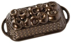 Nordic Ware Apple Basket Loaf Pan Bakvorm 1,42 Liter Aluminium Bronskleurig