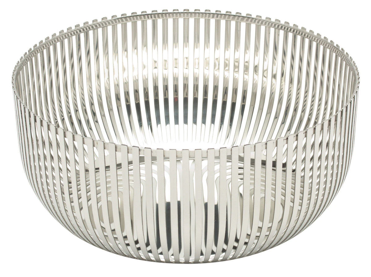 Alessi Pierre Charpin Fruitschaal ø 24 Cm Rvs Glans 1 Alessi Pierre Charpin Fruitschaal ø 24 Cm Rvs Glans