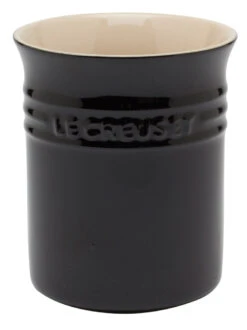 Le Creuset Pollepelpot 15 Cm Aardewerk Zwart Glans