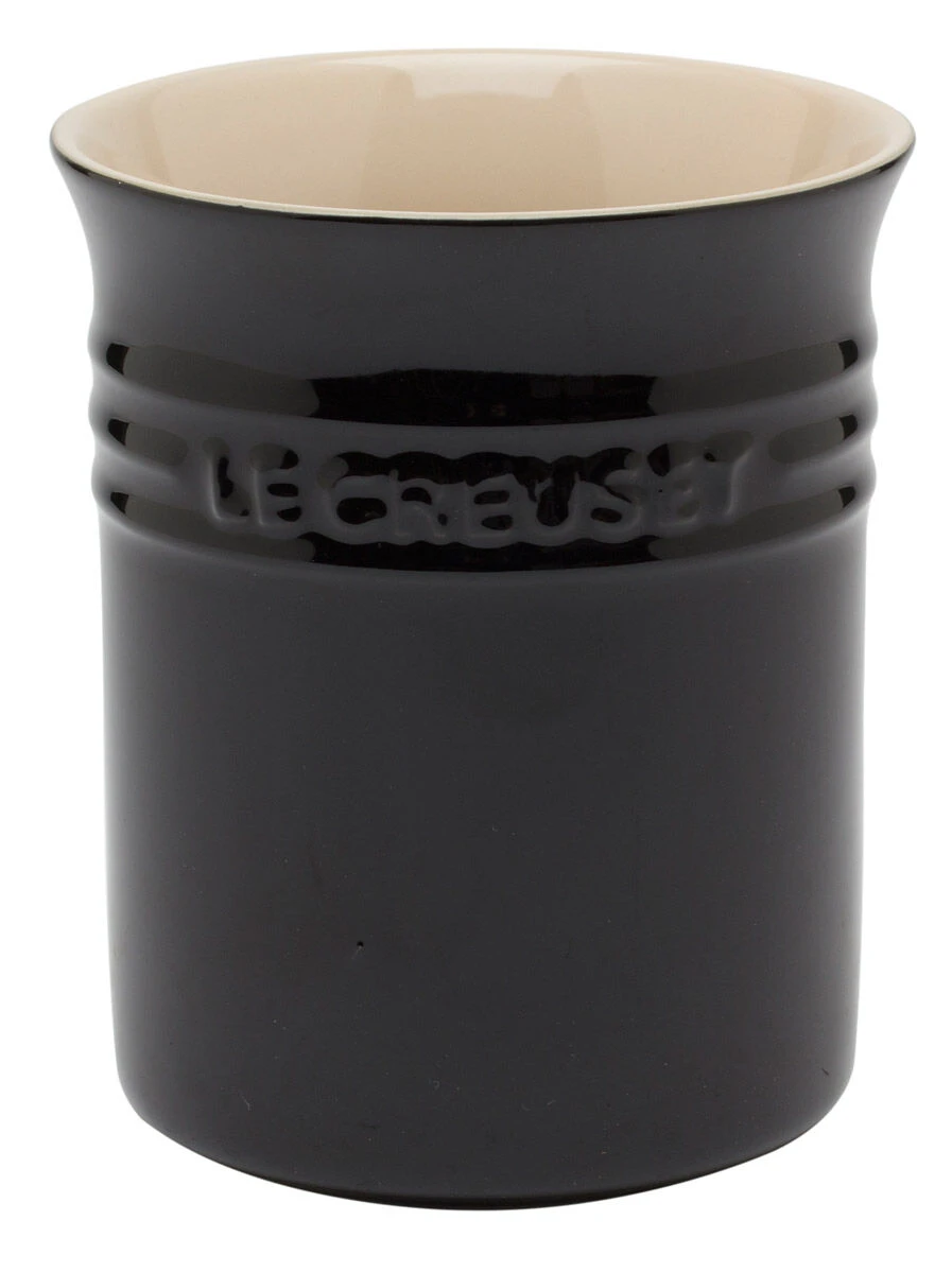 Le Creuset Pollepelpot 15 Cm Aardewerk Zwart Glans 1 Le Creuset Pollepelpot 15 Cm Aardewerk Zwart Glans