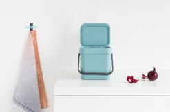 Brabantia Sort En Go Afvalbak 3 Liter Mint -Keuken Benodigdheden b0017426
