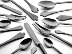 Serax Merci Mix 1-2-3 Tafelvork Antraciet Stone Wash 3 Stuks -Keuken Benodigdheden b0718307bs106 1 3