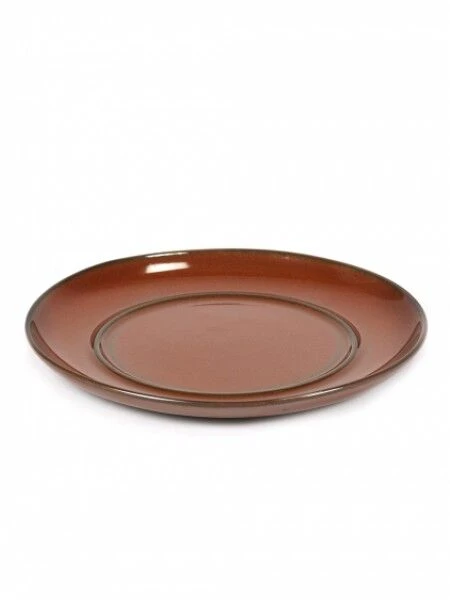 Serax Terres De Rêves Schotel Voor Koffiekop 8 Cm Stone Ware ø 13,5 Cm H 1,2 Cm - Rust 1 Serax Terres De Rêves Schotel Voor Koffiekop 8 Cm Stone Ware ø 13,5 Cm H 1,2 Cm - Rust