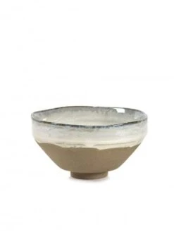 Serax Merci Meal X3 Kom No 3 Medium ø 12,5 Cm Aardewerk Gebroken Wit/bruin