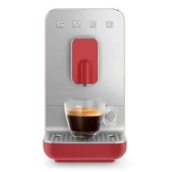 Smeg 50's Style Basic Volautomatische Espressomachine Mat Rood -Keuken Benodigdheden bcc01rdmeu 9