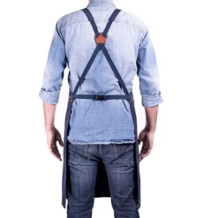 Alaskan Maker N°515 Schort Katoen Zeeblauw 7 Alaskan Maker N°515 Schort Katoen Zeeblauw -Keuken Benodigdheden blauw 1