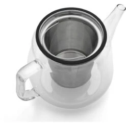 Bredemeijer Solo Bari Theeset Met RVS Warmer En Filter 1,5 L Glas -Keuken Benodigdheden bredemeijer bredemeijer solo bari theepot 15 liter 4
