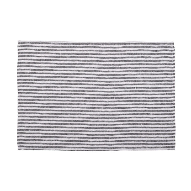 Haomy Vezzani Tafelkleed 160 X 250 Cm Linnen Charbon 3 Haomy Vezzani Tafelkleed 160 X 250 Cm Linnen Charbon - Afbeelding 3