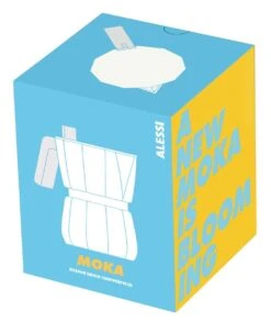 Alessi Moka David Chipperfield Mokapot 3 Kops Aluminium -Keuken Benodigdheden dc06 6 03 1