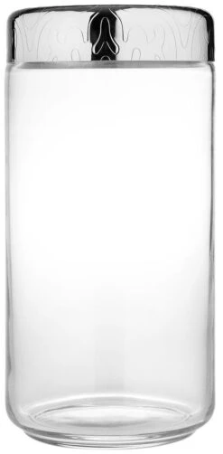 Alessi Dressed Voorraadpot 1,5 Liter Rvs Glas