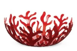 Alessi Mediterraneo Fruitschaal ø 29 Cm Rvs Rood