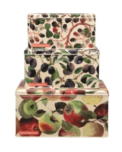 Emma Bridgewater Fruits Koekblikken Vierkant Blik 3-delig