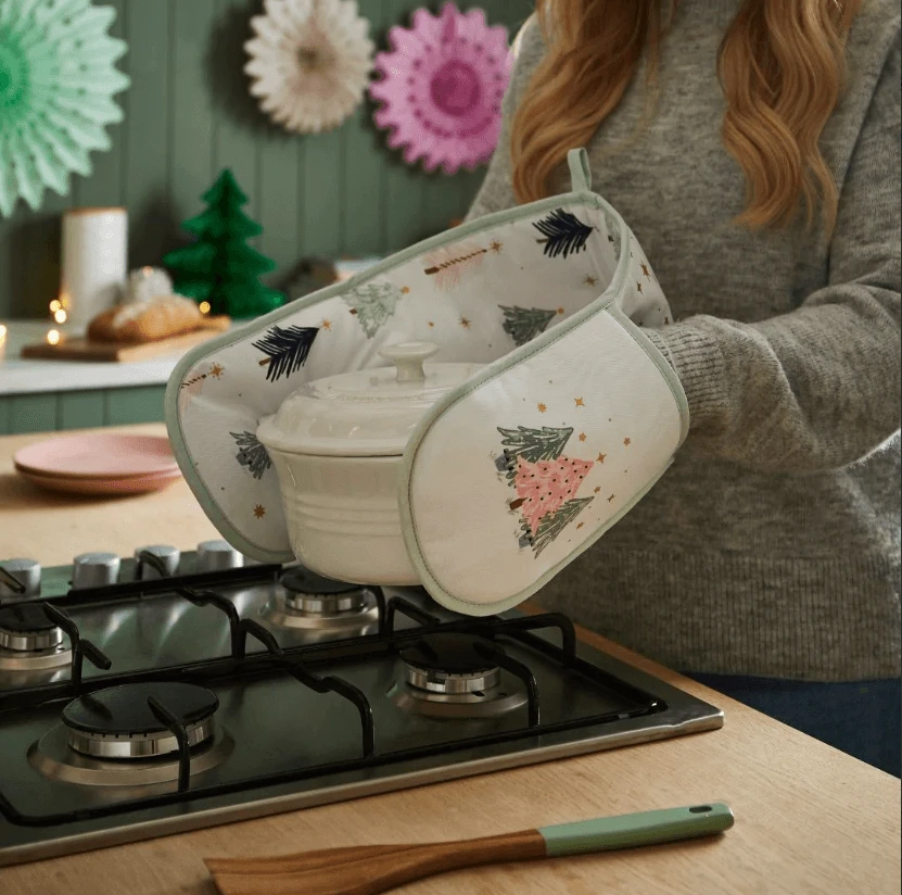 Ulster Weavers Frosty Trees Lange Pannenlap Gerecycled 2 Ulster Weavers Frosty Trees Lange Pannenlap Gerecycled - Afbeelding 2