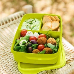 Tupperware Portion & Go Lunchbox Kunststof Groen 5 Tupperware Portion & Go Lunchbox Kunststof Groen -Keuken Benodigdheden goed3