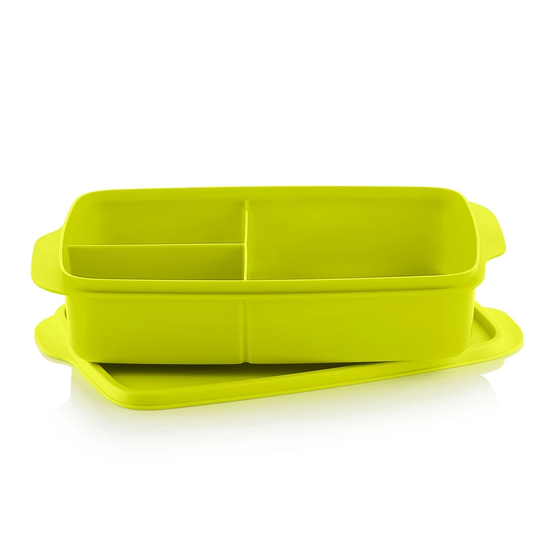 Tupperware Portion & Go Lunchbox Kunststof Groen 2 Tupperware Portion & Go Lunchbox Kunststof Groen - Afbeelding 2